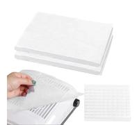 200 Sheets Nail Dust Collector Filter Nail Paper Sheets，Disposable Nail Dust Filters for Most of Nail Dust Collector Machine Nail Dust Filters Nail Salon Nail Dust Extractor Accessory (White)