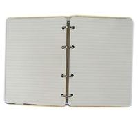 200 Sheets Refill for Agenda with 4 Rings - Format A5-7 mm Ruled - 4 Hole Punched - Ivory