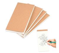 200 Sheets Small Drawing Paper, 4 Pack 2.5 * 5.5 Inch flip Book, Hand Note Blank Paper, Ideal for Sketching, Drawing, and Animation, for Home Office School Restaurant