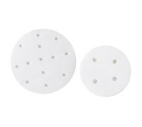 200 Sheets Steamer Liner Disposable Baking Paper | White Silicon Paper, Absorbs Moisture and Releases Easily, for Bakery Prep, Air Fryers, Home Cooks