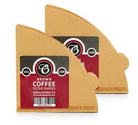200 Size V01 Brown Coffee Filter Papers, Compatible with Size 01 by EDESIA ESPRESS
