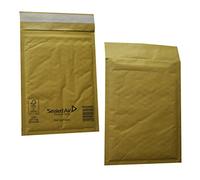 200 Small E/2 Size Mail Lite Gold Padded Envelopes Mailers - Peel + Seal Bubble Bags - 220 x 260mm / 8.5 x 10.25" Sealed Air Postal Packing Mailing Shipping Postage Posting Self Seal Cushioned Protective Packaging