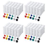 200 Strips Empty Paint Strips Paint Cup Pots Clear Storage Paint Containers Painting Cup Pot 3Ml/ 0.1 Oz