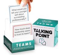 200 Team Building Conversation Cards for Managers, Office Icebreaker Prompt