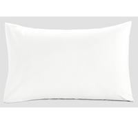 200 Thread Count 100% Turkish Cotton Super King Pillowcases 50 x 90 cm Pack of 2 Pure White