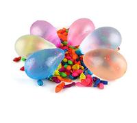 200 Water Balloons Multicolour Biodegradable Latex Bombs for Summer Garden Fight Games, Splash Fun for Kids & Adults