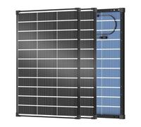 200 Watt Solar Panel,Bifacial, N-Type 16BB Monocrystalline Solar Panel with 25.2% High Efficiency, 2Pack 100W PV Module, IP68 Waterproof Solar Panel for RV, Van, Marine, Trailer, Home Off Grid System