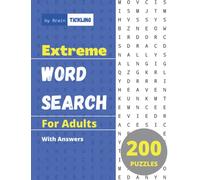 200 Word Search Puzzles: Extreme Level - Large Print - For Adults