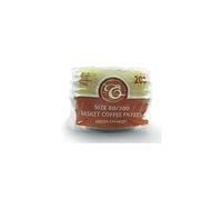 200 x 2 Pint / 8 to 12 Cup Basket/Cupcake Coffee Filter Papers by EDESIA ESPRESS