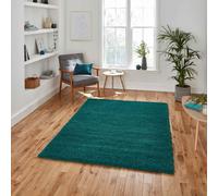 (200 x 290 cm) Jewel Green Shaggy Rug 5cm Thick Shag Pile Non Shed Area Rugs Bedroom Living Room Rug Carpet Worm Soft Fluffy Mat Small Big XL Extra Large Rug