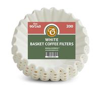 200 x 3 Pint White Commercial Coffee Filter Papers by EDESIA ESPRESS