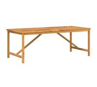 (200 x 90 x 74 cm (W x D x H)) vidaXL Garden Dining Table Coffee Table Outdoor Dining Table Solid Wood Acacia