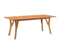(200 x 90 x 75 cm, rectangular) vidaXL Garden Table Outdoor Coffee Table Wooden Dining Table Solid Wood Acacia