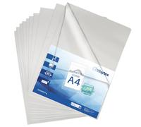 200 x A4 Clear Smooth Smooth 90 Micron L Shaped Plastic Wallets with Easy-Open Notch for Filing and Presentation