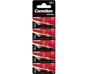 200 x Camelion alkaline button cell AG1 LR60 LR621 364 1.5 V (20 x 10 blisters)