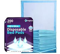 200 x DryEase Disposable Incontinence Bed Pads 60 x 90cm | Highly-Absorbent Incontinence Bed Sheets | Waterproof Incontinence Sheets for Sofa, Mattress, Chair & for Babies, Children, Adults, & Elderly