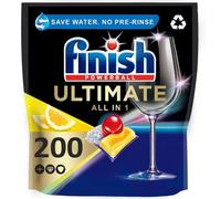 200 X Finish Powerball Quantum Ultimate Lemon Sparkle Dishwasher Tablets