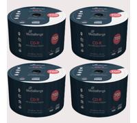 200 x MediaRange CD-R 52x Speed 700MB 80min Recordable Blank CD Discs in Shrinks