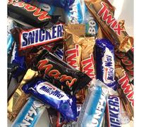 200 x Mixed Snickers, Mars, Twix, & Other Mini Chocolate Bars |Party mix Perfect