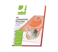 200 x Q-Connect A4 Laminating Pouch 200 Micron (2 Packs of 100) KF04115 - NEW