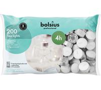 200 x Tea Lights 4 Hour Bolsius Professional Candles Catering Restaurant