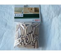 200 x Wooden Dowel dowels 6mm x 30mm BOSCH 2609255310