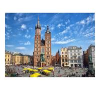 2000(100x70cm)-piece adult puzzle, medieval architecture St. Mary's Church puzzle, adolescent game intellectual toy gift