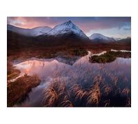 2000(100x70cm)-piece adult puzzle, natural scenery, mountains, Scotland, lakes, Glen Coe Valley, brain-teasing puzzle game