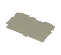 2000-1291 | WAGO END AND INTERMEDIATE PLATE, 0.7 MM THICK GRAY