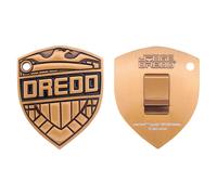 2000 AD Judge Dredd Badge Limited Edition Gold-Plated Metal Replica