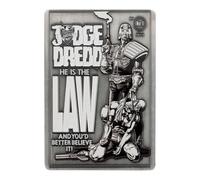 2000 AD Judge Dredd Limited Edition Comic Book Cover Collectible Ingot in Metallics 2000 AD Metallics