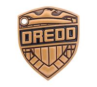 2000 AD Judge Dredd Limited Edition Metal Replica Badge - Numbered in Bronze 2000 AD Bronze