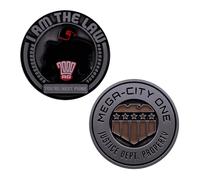 2000 AD Judge Dredd Mega-City One Limited Edition Embossed Collectible Coin
