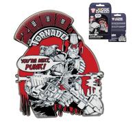 2000 AD Judge Dredd 'You're Next Punk' Pin Badge - Official Licensed Enamel Lapel Pin for Comic Fans & Collectors
