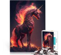 2000 Adult Pieces Jigsaw Puzzle Blazing Unicorn Dekomprimierendes intellektuelles Lernspielzeug Perfekte Dekoration70x100cm