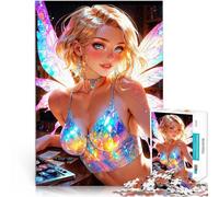 2000 Adult Pieces Jigsaw Puzzle Brie - The Fairy Princess Stressabbau-Spielzeug Wunschliste mit dem Weihnachtsmann70x100cm