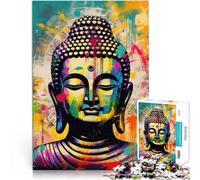 2000 Adult Pieces Jigsaw Puzzle Buddha's Vibrant Visions Made of cardboard,for age 14 years and over Family Games Christmas game Presents for Women。size:70x100cm/27.5x39.3inch