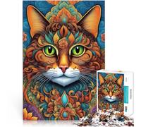 2000 Adult Pieces Jigsaw Puzzle Enchanting Cat World Lernspiele DIY Spielzeug Die Liebe zwischen Paaren stärken70x100cm