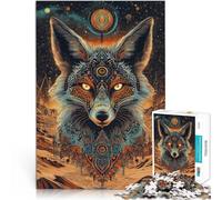 2000 Adult Pieces Jigsaw Puzzle “Fantasy Fox” Made of cardboard,for age 14+ Home Art Decor learning educational Gift。size:70x100cm/27.5x39.3inch