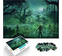 2000 Adult Pieces Jigsaw Puzzle Hell Forest Made of cardboard，Suitable for ages 14 and up Staycation Kill time great gift。size：70x100cm/27.5x39.3inch