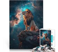 2000 Adult Pieces Jigsaw Puzzle Majestic Lion in Space landscape Familienspaß Geeignet für die Schreibtischdekoration70x100cm