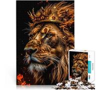 2000 Adult Pieces Jigsaw Puzzle Majestic lion king For Family Fun 70x100cm is ideal as gifts for the whole family for and Age 14 Years Up
