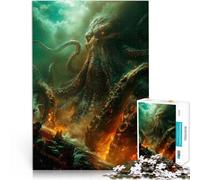 2000 Adult Pieces Jigsaw Puzzle Release the Kraken Stressabbau Staycation Zeit totschlagen Wohnkunstdekor70x100cm