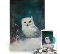 2000 Adult Pieces Jigsaw Puzzle Snowy Owl Painting Geschenke zum Suchbegriff: "Herausfordernde Spiele" für Heimdekoration70x100cm