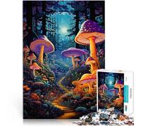 2000 Adult Pieces Jigsaw Puzzle Trippy forest full of mushrooms Made of cardboard for and 14 years and over Play toys because it is ideal as a gift for the whole family。size：70x100cm/27.5x39.3inch