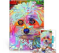 2000 Adult Pieces Jigsaw Puzzle White Maltese Dog Portrait Spielspielzeug eignet sich ideal als Geschenk für die ganze Familie70x100cm