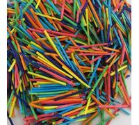 1000 Assorted Colour Wooden Matchsticks Bulk Pack