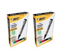 2000 Bullet Tip Permanent Marker Assorted Colours Pack of 4 Markers x2 Bic Multi One Size