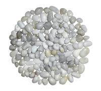 2000 g Decorative Pebbles, 1-3 cm Natural Polished Pebbles, Decorative Stones Garden Small River Pebbles White for Vase Fillers, Succulents, Plant Pot (White, 1-3 cm)