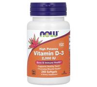 (2000 IU - 240 softgels) NOW Vitamin D3 400 IU 1000 IU 2000 IU 5000 IU - Softgel and Chewable